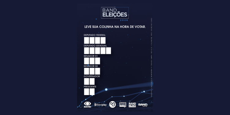 Band Eleições: preencha e imprima sua colinha para votar