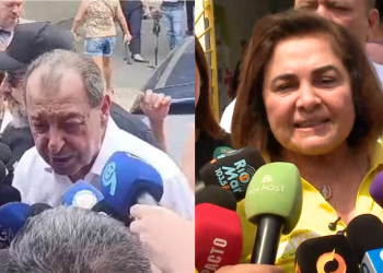 Eleições 2026: Omar Aziz e Maria do Carmo votam em zonas eleitorais de Manaus para 2° turno