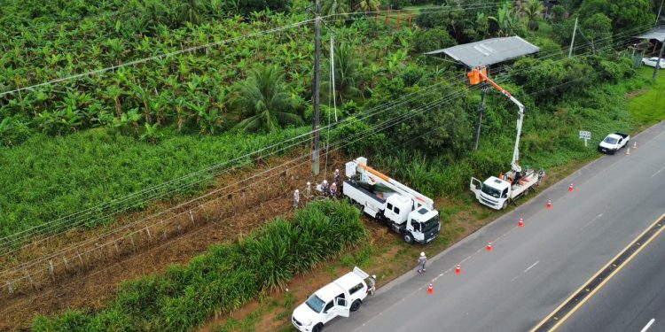 Âmbar Energia realiza mais de 6 mil ações na rede elétrica em uma semana